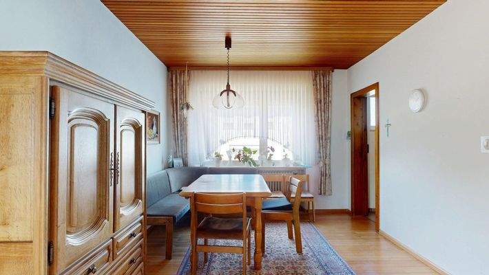 Erdgeschoss: Esszimmer