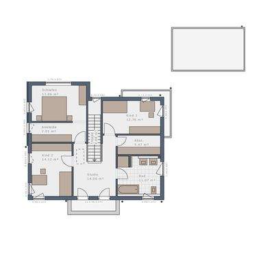 Grundriss Obergeschoss