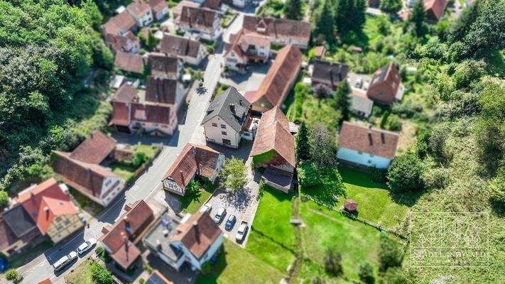 Luftaufnahme Anwesen