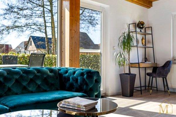 Lichtdurchfluteter Wohnbereich