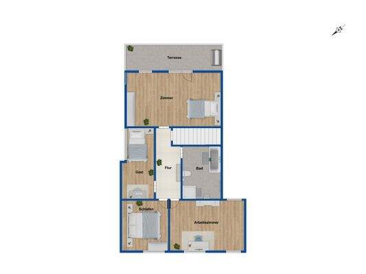 Grundriss Dachgeschoss