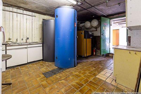Waschküche und Heizungsraum