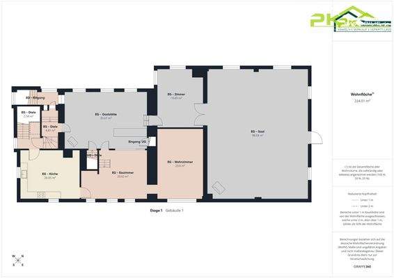 Grundriss Wohnhaus EG