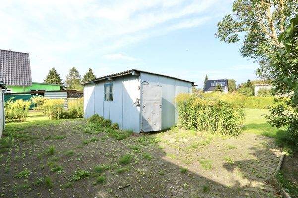 Der praktische Gartenschuppen