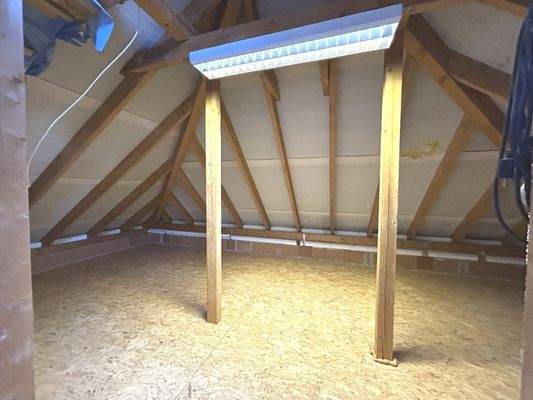 Ausbaureserve ist reichlich vorhanden und gut vorbereitet