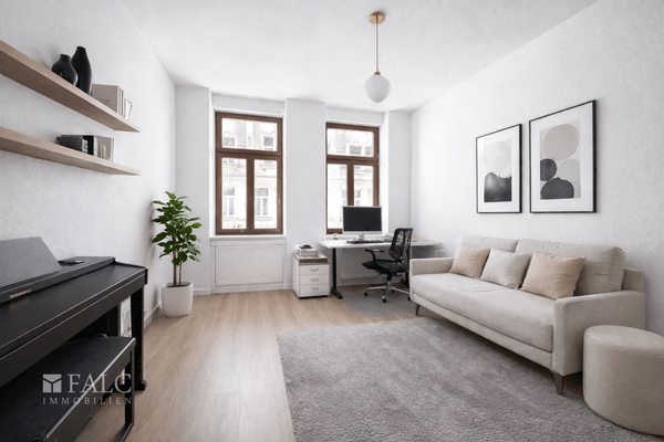 Büro virtuell eingerichtet