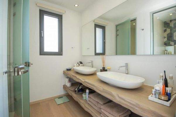 Kreta, Plaka Elounda: Wunderschöne Villa mit atemberaubendem Blick auf die Insel Spinalonga