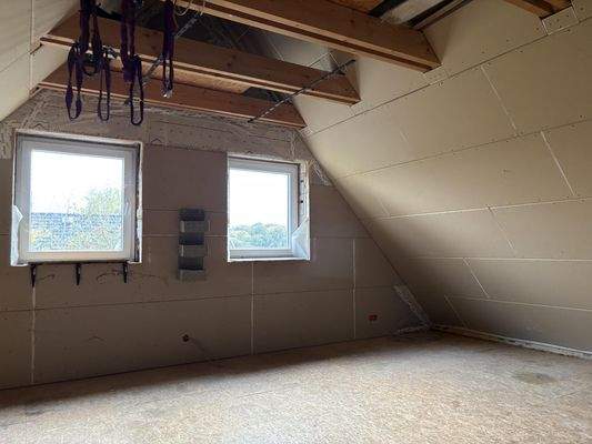 Blick in den Anbau oben