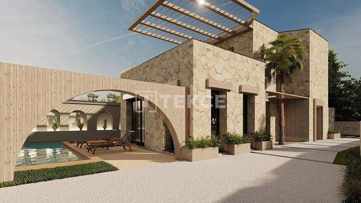 Specially Designed Detached Villas with Pool in Bodrum Turkey