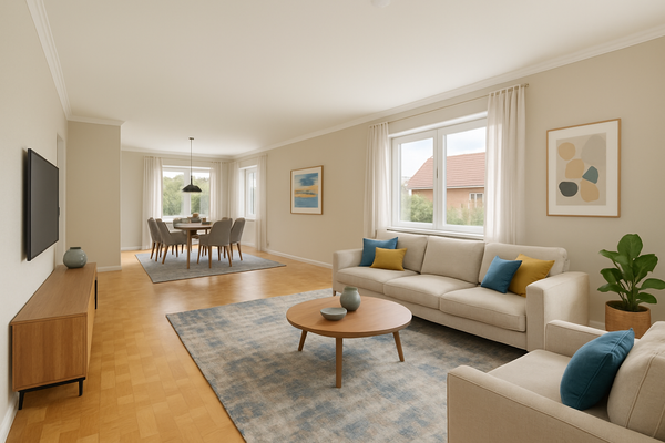 Wohnzimmer - (KI generiert)