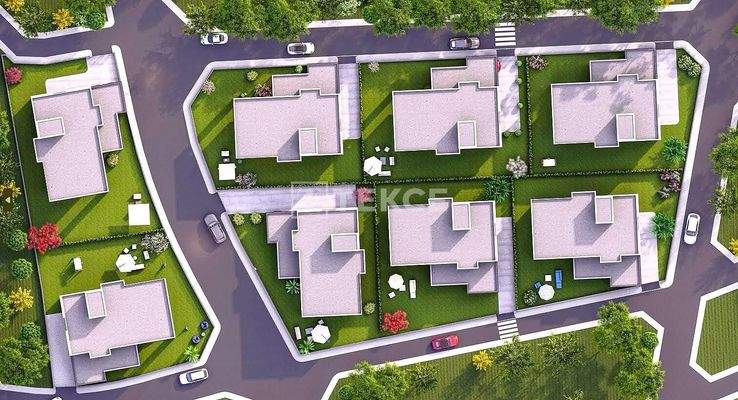 Detached Villas in Rural Life in Osmangazi Aksungur