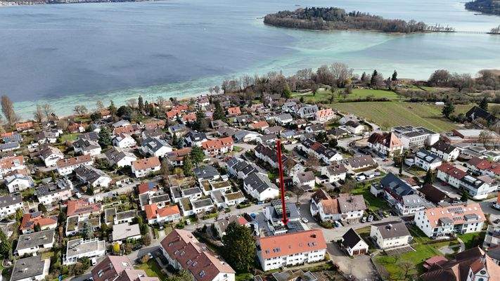 Drohnenaufnahme Insel Mainau