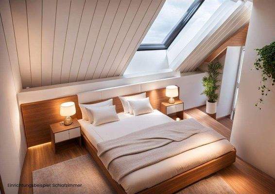Einrichtungsbeispiel: Schlafzimmer