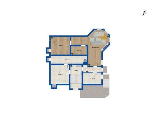 Grundriss - Kellergeschoss