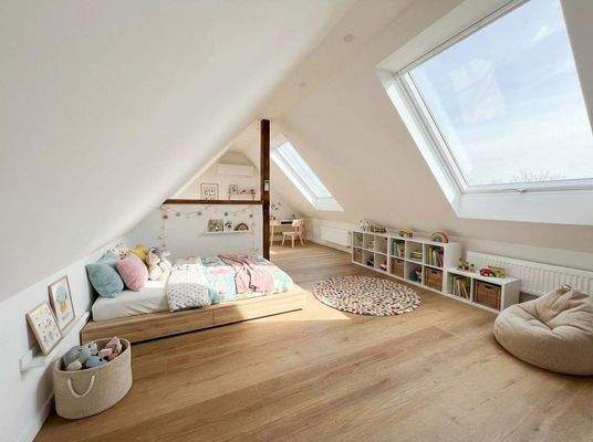 Spitzboden KI Staging