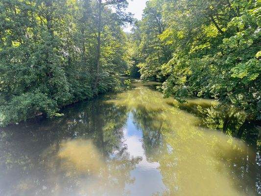 Am Stadtpark - Fluss Chemnitz