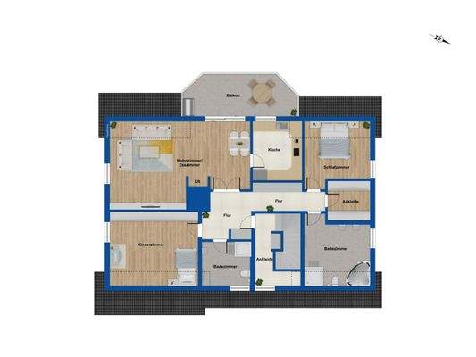 Grundriss Obergeschoss