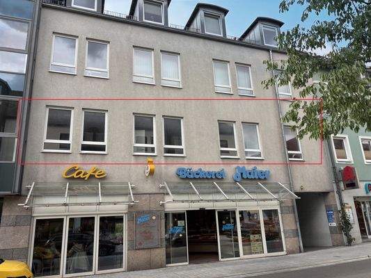 Außenansicht markiert