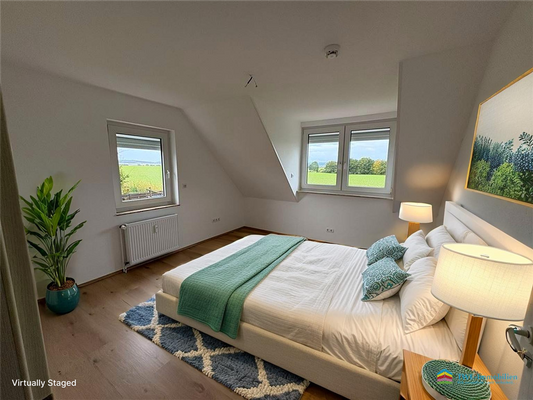 Schlafzimmer - virtually staged