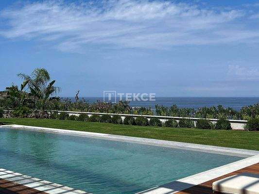 Villas in Project with Private Beach and Pier in Bodrum