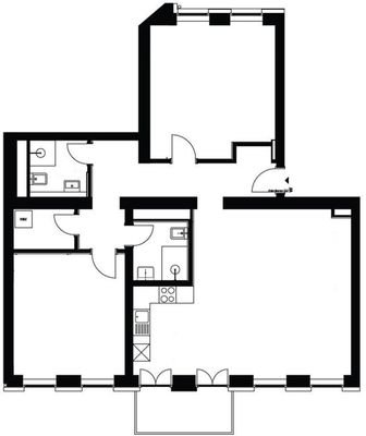 Grundriss 4-Zimmer-WE