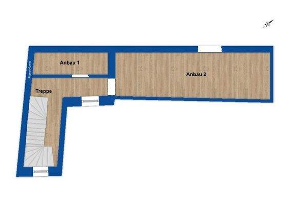 Grundriss Anbau oberhalb EG