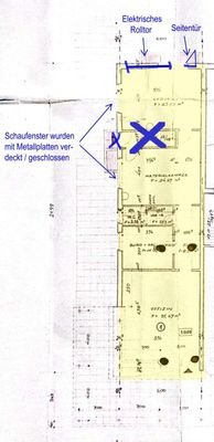 Grundriß-Skizze (ohne Maßstaab, ohne Gewähr)
