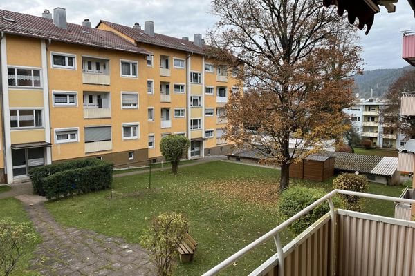 Aussicht vom Balkon