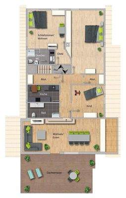 Gezeichnetes DG - kann vom Original etwas abweichen. 