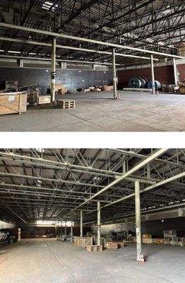 Rapslager-Halle innen