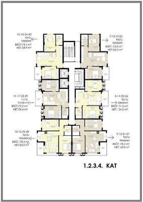 Sea-View Properties in a Complex near the Beach in Alanya