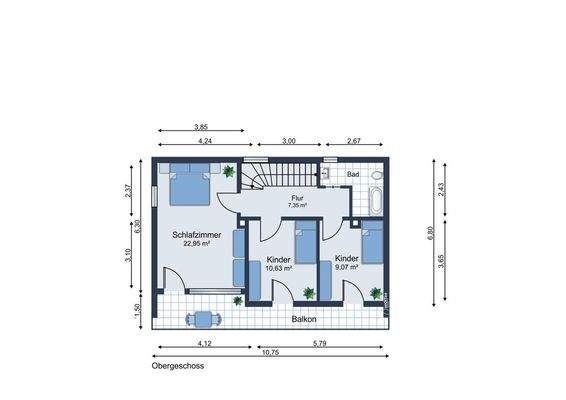 Obergeschoss Bestand