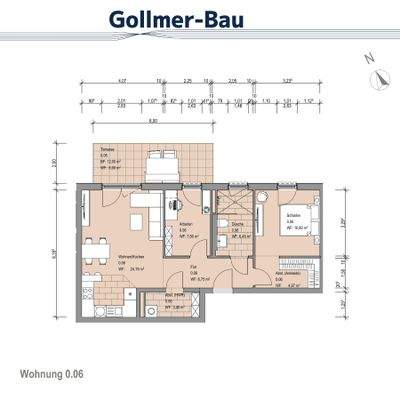 Grundriss Wohnung 0.06