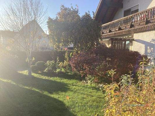 Teil des Gartens zum Haus