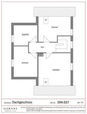 Grundriss Dachgeschoss