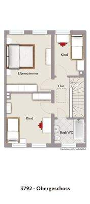 Grundriss OG visualisiert 3792