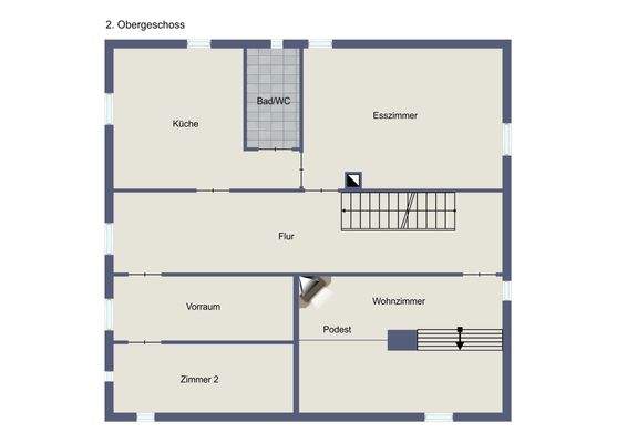 Grundriss-Illustration 2.OG