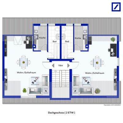 Grundriss DG Links und DG rechts
