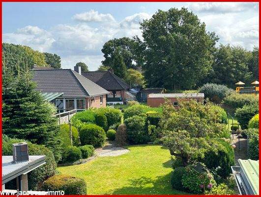 Sommerimpression - Blick von der Loggia 