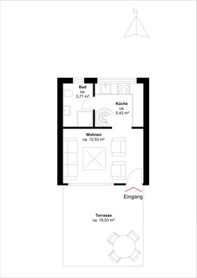 Grundriss Erdgeschoss