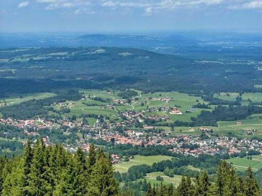 Blick vom Hörnle auf Bad Kohlgrub