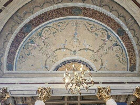 prunkvolle Decke