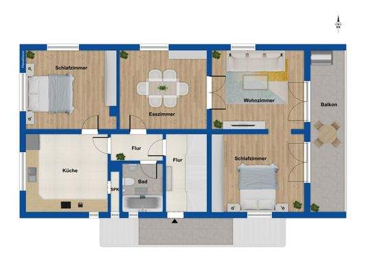 Grundriss Erdgeschoss