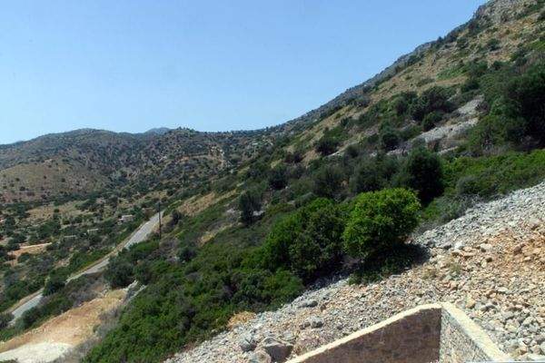 Crete, Plaka Elounda: Villa with swimming pool and panoramic views above Plaka