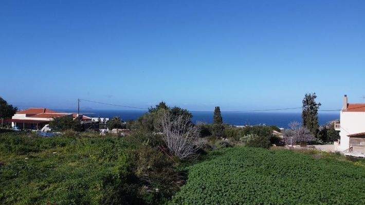 Kreta, Chorafakia: Grundstück mit Meerblick in Akrotiri zu verkaufen