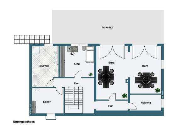Grundriss Untergeschoss