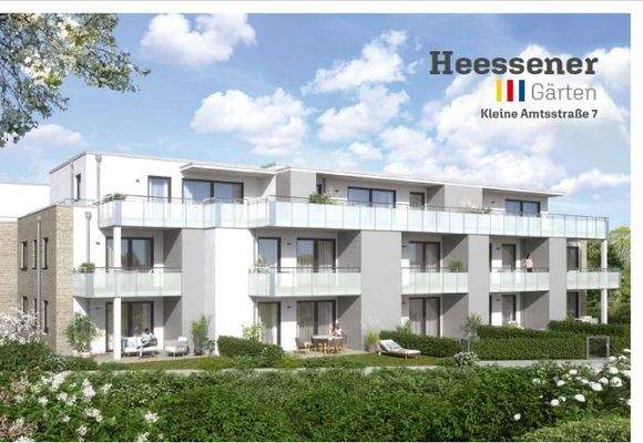 Gartenansicht Wohnung Erdgeschoss 2. von rechts