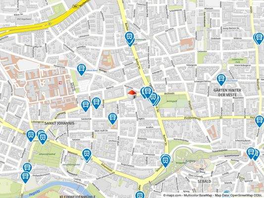 Geolyzer Kartenausschnitt