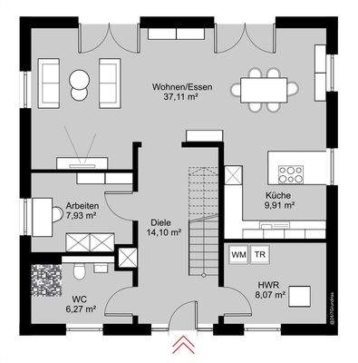 Grundriss Erdgeschoss