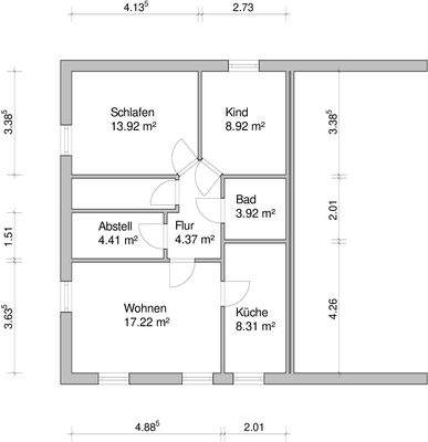 Grundriss Dachgeschoss